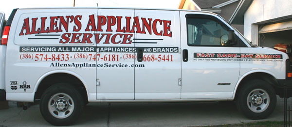 allens appliance van